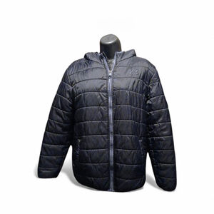 Under Armour Unisex Youth Large ColdGear Hooded Puffer Jacket Black (JC233)